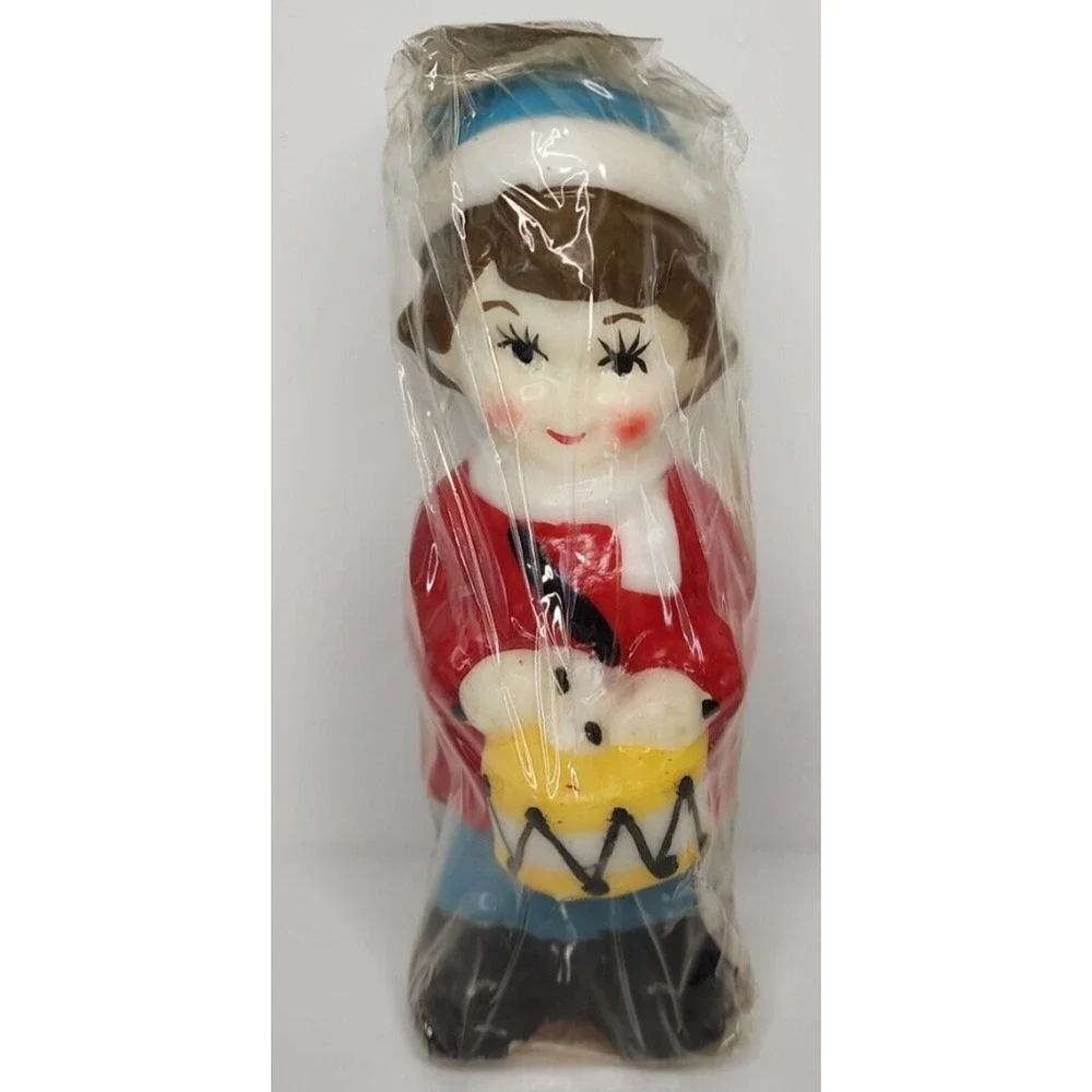 Vintage Christmas‎ Drummer Boy Holiday Candle New in Packaging 5.5